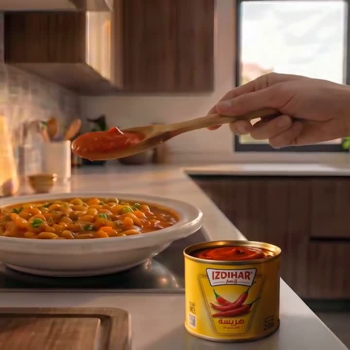 Plat préparé avec les produits Izdihar